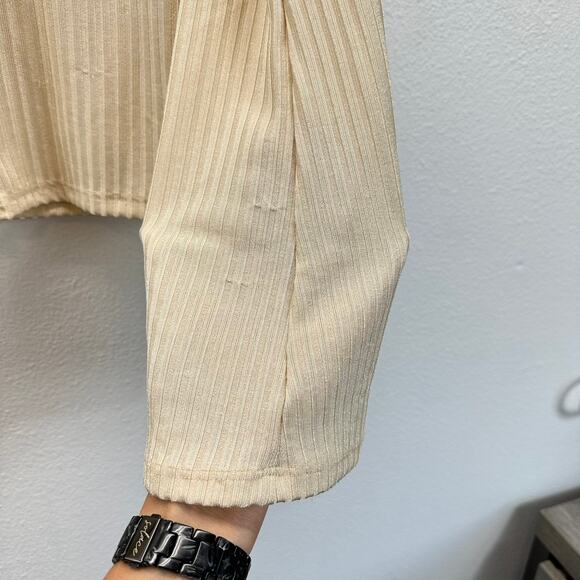 Reformation Esmeray Knit Top Cream Small Ivory - Picture 8 of 13